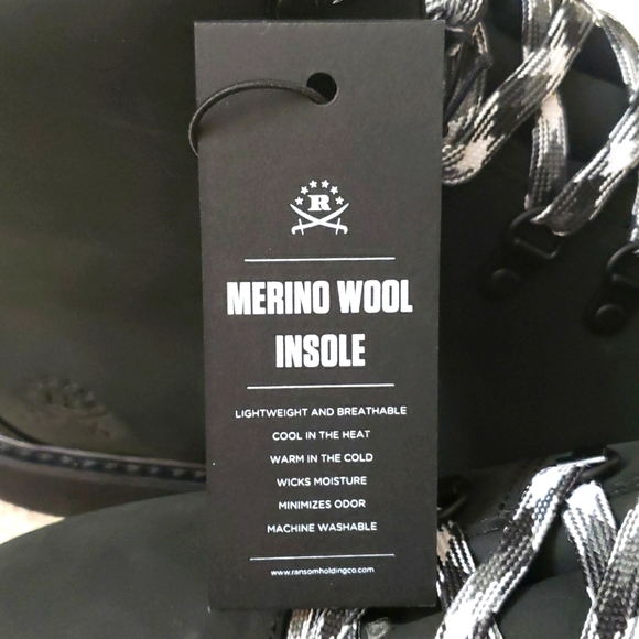 Men's Ransom Black Alpine Boots - Picture 6 of 7